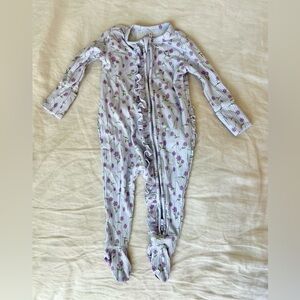 Posh Peanut Zipper Sleeper, Purple Floral